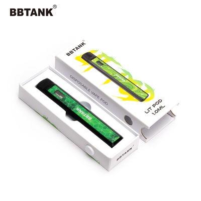 Eco Paper Cardboard CBD Vape Pen Box Embossing Printing