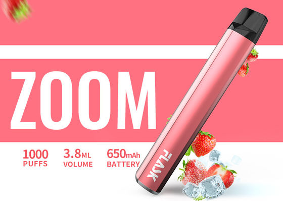 650Mah Elektronik 3.8ml 1000puff Pena Vaporizer Rasa Nicosalt 1%
