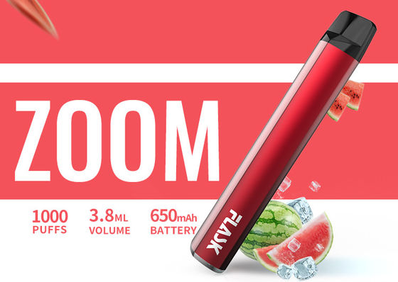 650Mah Elektronik 3.8ml 1000puff Pena Vaporizer Rasa Nicosalt 1%