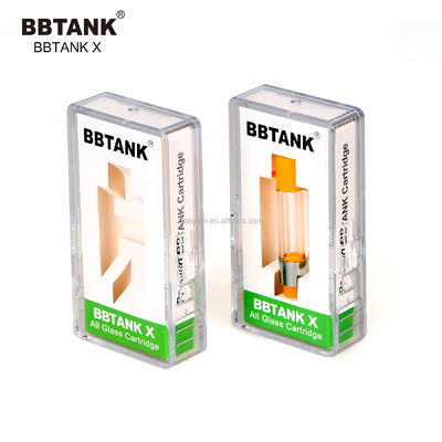 0.5ml 510 Benang Kartrid Minyak Kaca Kuarsa Tahan Panas