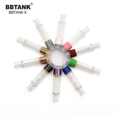 1.0ml THC Glass Oil Cartridge 510 Ceramic Coil Dengan Baterai Ramping