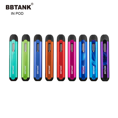 THC Vape Sekali Pakai BBTANK IN pod Isi Ulang E-cig 350mah sistem pod minyak tebal Delta 8 pena vape pena minyak CBD
