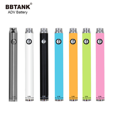 510 E cig tombol baterai panaskan isi ulang tegangan yang dapat disesuaikan Baterai BBTANK ADV 510