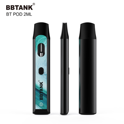BBtank Disposable Vape Pod 2.0ml Dengan Tombol Untuk Minyak Tebal Cannabis Delta 8 HHC