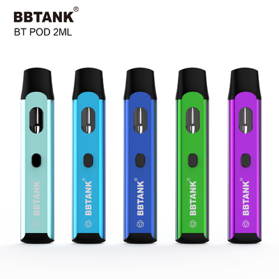 BBtank Disposable Vape Pod 2.0ml Dengan Tombol Untuk Minyak Tebal Cannabis Delta 8 HHC