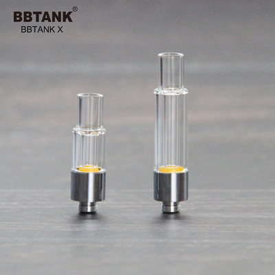 BBTANK pabrik grosir asli kartrid kaca penuh 0.5ml 1.0 2.0 gram, 510 benang, cocok dengan berbagai macam minyak viskositas