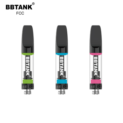 Kartrid Minyak CBD Keramik Penuh 2ml Tanpa Logam Berat 510 Benang Dapat Disesuaikan
