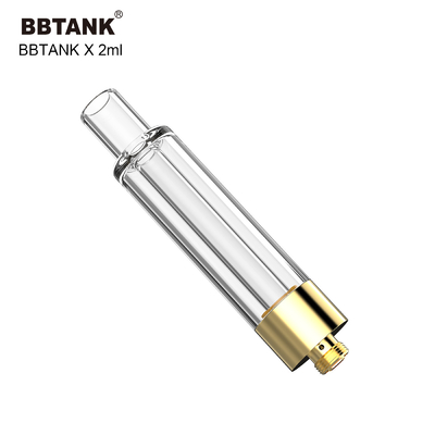 BBtank 2.0ml Semua Kartrid Kaca 510 Benang Penyemprot Untuk Minyak Ganja Tebal