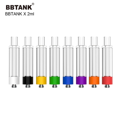 BBtank 2.0ml Semua Kartrid Kaca 510 Benang Penyemprot Untuk Minyak Ganja Tebal