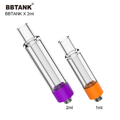 BBtank 2.0ml Semua Kartrid Kaca 510 Benang Penyemprot Untuk Minyak Ganja Tebal